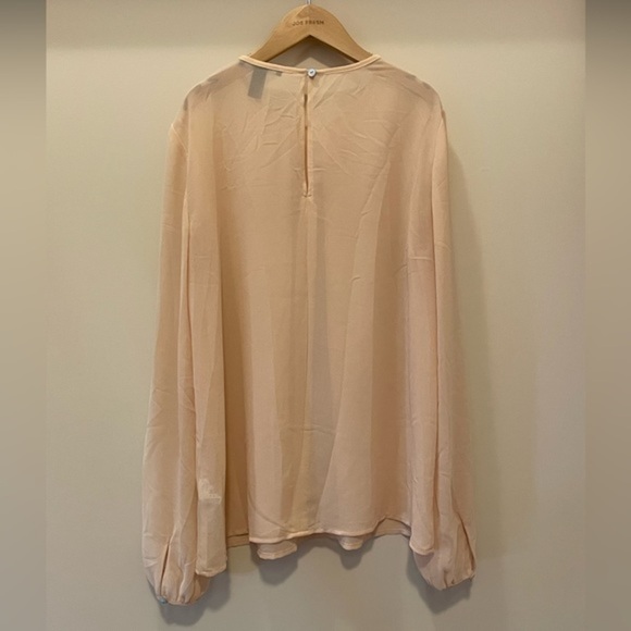 FOREVER 21 Sheer Nude Blouse - Picture 2 of 6